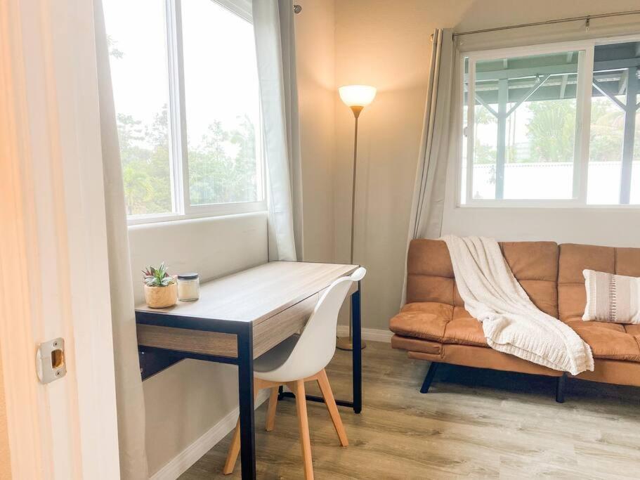 شقة Hibiscus Hale, Full Kitchen, King Bed, Parking Keaau المظهر الخارجي الصورة