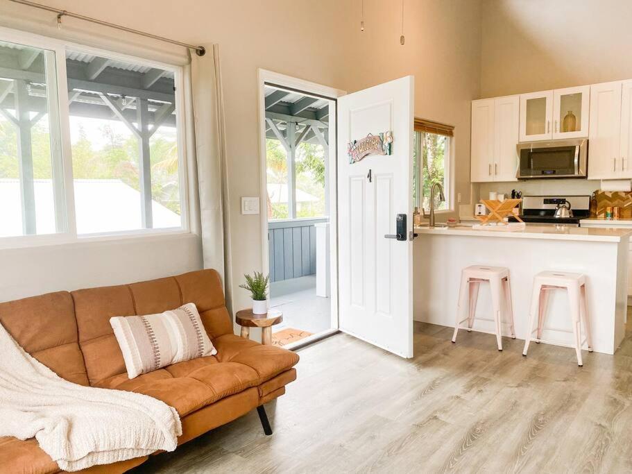 شقة Hibiscus Hale, Full Kitchen, King Bed, Parking Keaau المظهر الخارجي الصورة