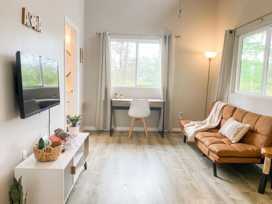 شقة Hibiscus Hale, Full Kitchen, King Bed, Parking Keaau المظهر الخارجي الصورة